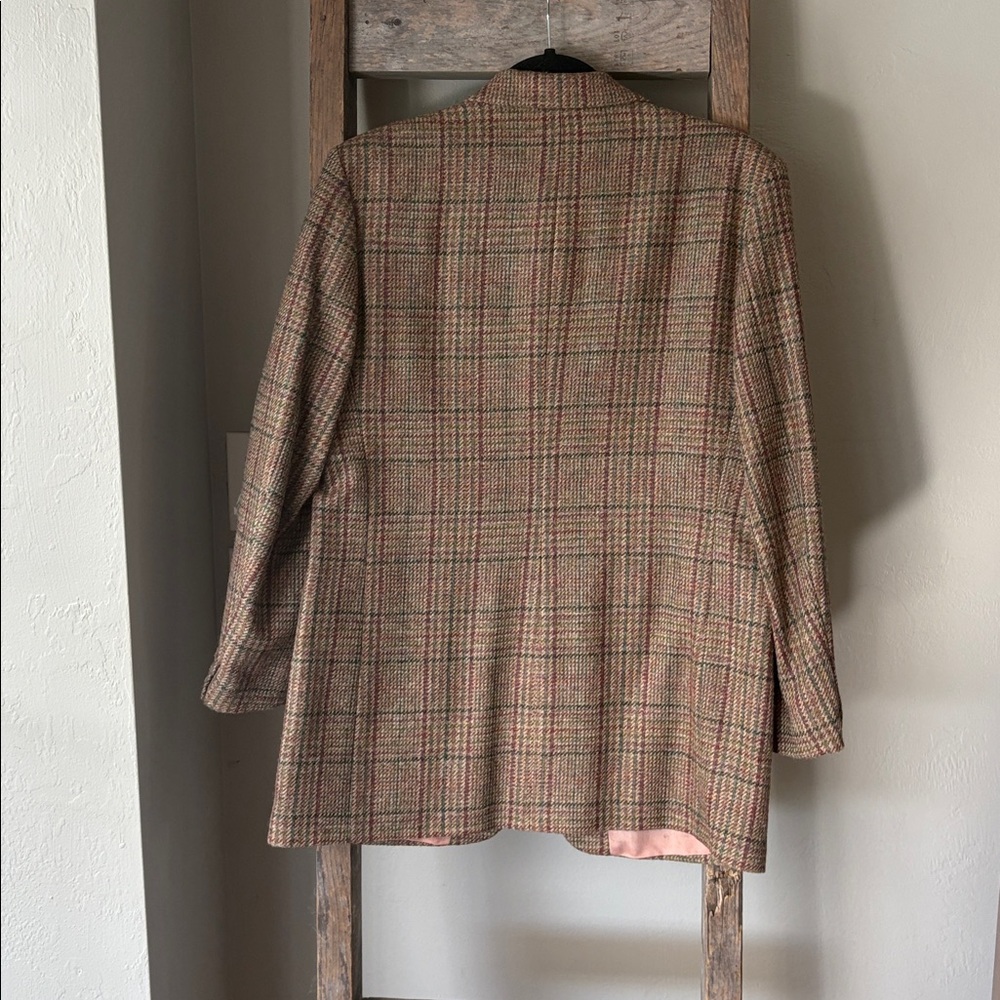 Lands End Blazer Plaid Size 12 - Picture 5 of 7